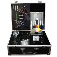 Brand New 2011 Model 2 Guns Super Tattoo Ink Kit Complete