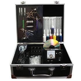 Brand New 2010 Model 2 Guns Super Tattoo Ink Kit Complete Brand New 2010 Model 2 Guns Super Tattoo Ink Kit Complete