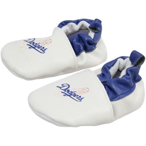 L.A. Dodgers Infant White Logo Booties (0-6 Months)