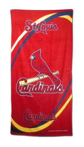 St. Louis Cardinals Fiber Reactive Pool/Beach/Bath Towel (Team Color)