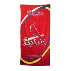 St. Louis Cardinals Fiber Reactive Pool/Beach/Bath Towel (Team Color)
