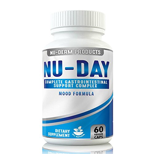 Nu-Day 762.1mgl Anxiety Depression Pill Mood Supplement Depression Anxiety Relief Supplement Mood Enhancer Stress Relief Improving GABA Balance provides emotional balance Reduce Cytokine Inflammation