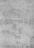Hans Baldung Grien (View of Strasbourg, detail view along the lane to the Munster Rossmarkt) Art Poster Print - 13