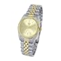 NFL Women's SA10042 New Orleans Saints "All Pro" Two-Tone Metal Watch