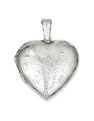 Sterling Silver Domed Heart Locket