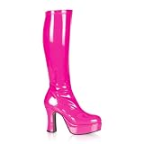 4 Inch Sexy Knee High GOGO Boot Chunky Heel Mid Platform
