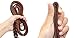 Beirui Leather Dog Leash - Training & Walking Braided Dog Leash - 5 ft by 5/8 in (160cm * 1.6cm) - Latigo Leather Brown