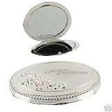 Personalised Mother of the Bride Wedding Compact Mirror Engraved Free