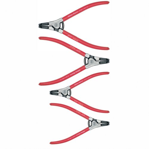 Wiha 32629 Pliers, 90 Degree Angle External Ring, 4 Piece Set
