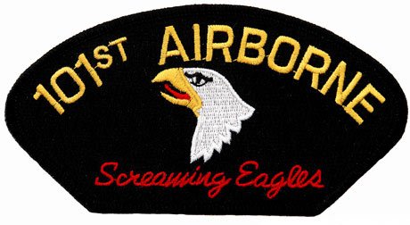 101st Airborne Screaming Eagles Embroidered Patch US Army Iron-On Military Emblem