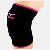 MIZUNO（ミズノ） バレーボール ニーサポーター レディース ブラック×マゼンタ