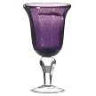 Bubble Glass Wine Glasses Set of 4 - Eggplant Shades
