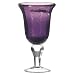 Bubble Glass Wine Glasses Set of 4 - Eggplant Shades
