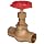 Milwaukee Valve 1502 Series Bronze Globe Valve, Class 125, Inline, Threaded Bonnet, Solder End