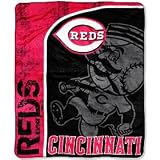 Cincinnati Reds 50" x 60" Micro Raschel Throw Polyester Binding Graphic Background Durability