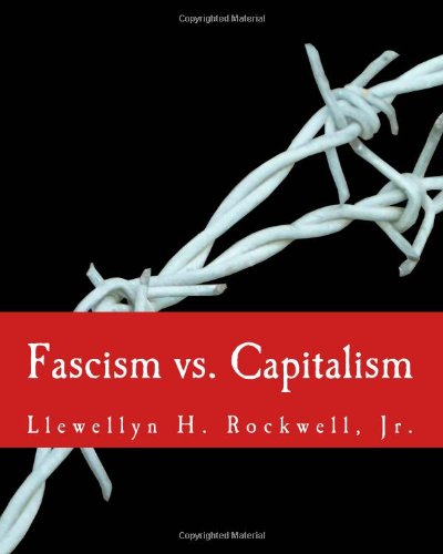 fascism vs capitalism large print edition