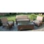 Alfresco Home Monterey Deep Seating Wicker Group