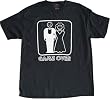 Game Over Marriage Funny Bride Groom t-shirt Navy