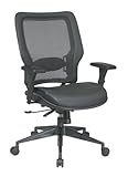 Managers Chair with Air Grid Back and 2-Layer Leather Seat