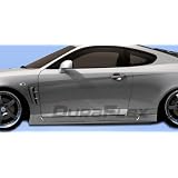 2003-2006 Hyundai Tiburon Wings Side Skirts by DuraFlex