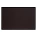 Quartet Bulletin Board, Fabric, 3' x 2', Frameless, High-Density Fiberboard, Oval Office, Black (7683BK)