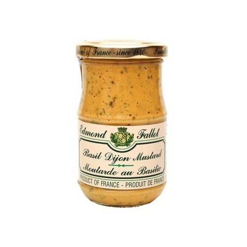 3 Fallot Dijon Basil flavored Mustard, authentic imported jar traditional mustard 7 oz jar... by Edmond Fallot