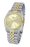 NFL Men's FA10041 Atlanta Falcons All Pro Two-Tone Metal Watch