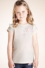 Autograph Pure Cotton Floral AppliquÃƒÂ© T Shirt