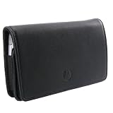 Motorola OEM horizonal fashion leather pouch (Black) with 