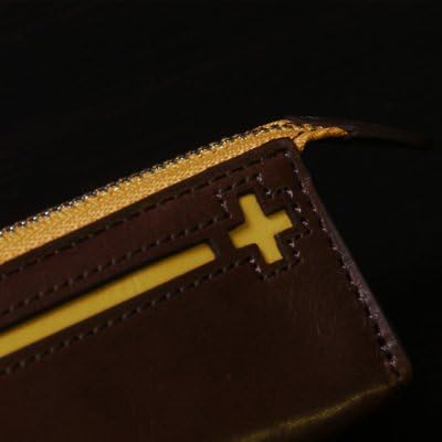 [CROCE] Leather pencase Navy cro-801