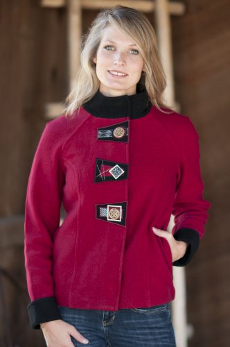 Womens Audrey Boiled Wool Jacket
