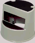Rubbermaid Rolling Step Stool, Beige