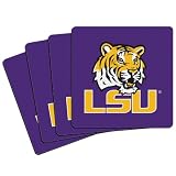 Louisiana State Tigers (LSU) Neoprene Coasters Party Supplies