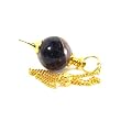 Brass Plated Amethyst Gemstone Pendulum, Metaphysical Dowsing Tool