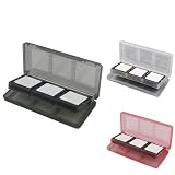 eForCity 3 Color 6 in 1 Game Card Holder Compatible with Nintendo NDS DS Dsi