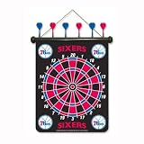 NBA Philadelphia 76ers Magnetic Dart Board Set