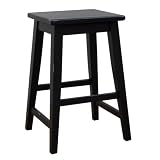 24 Inch RTA Pub Stool- Antique Black TS-24-AntiqueBlack