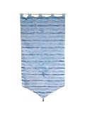 PAIRE DE DOUBLE VOILE 60x120 cm LOLITA BLEU ORGANZA