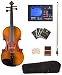 Cecilio CVA-500 16-Inch Ebony Fitted Solid Wood Viola