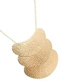 GUESS Disc Statement Necklace, GOLD