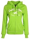 Hollister Kapuzenjacke "Surf Comp" Damen Limettengr&uuml;n
