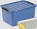 Kitchen & Housewares : Clip Top Storage Box 38l (H1605) 4 Per Pack