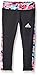 adidas Little Girls' Performance Tight Legging, Black Print, 6