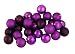 12ct Sugar Plum Purple Shatterproof 4-Finish Christmas Ball Ornaments 4" (100mm)
