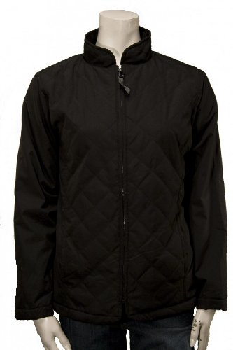 Misses Fleece Lined Quilted Water-Resistant Jacket