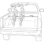 Saris Kool 2-Bike Truck Bed Mount Rack