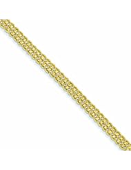 Genuine 14K Yellow Gold 1.75mm Triple Strand Rope Bracelet 7 Inches 6 Grams Of Gold 100% Satisfaction Guaranteed.