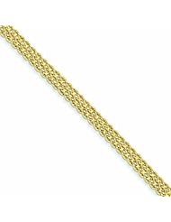 Genuine 14K Yellow Gold 1.75mm Triple Strand Rope Bracelet 8 Inches 7 Grams Of Gold 100% Satisfaction Guaranteed.