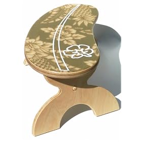Fabric Inlay Surfboard Step Stool