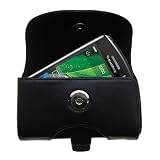 Horizontal Leather Case with Belt Clip/Loop for the Blackberry Storm